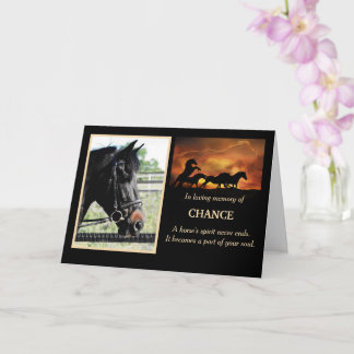 Tarjeta conmemorativa personalizada con foto y nom