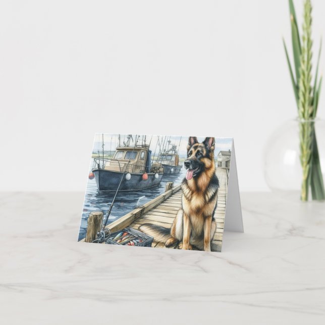 Tarjeta conmemorativa personalizada del perro past (Anverso)