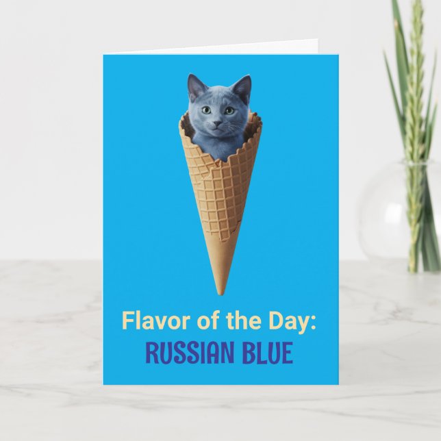 Tarjeta Cono azul ruso (Anverso)