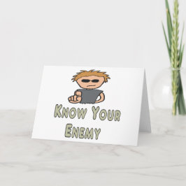 Tarjeta Conoce a tu enemigo