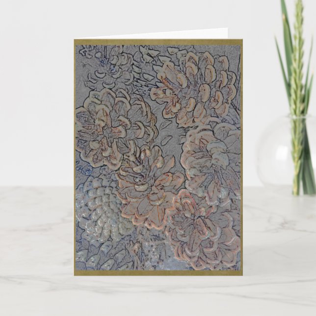 Tarjeta Conos de pino (Anverso)