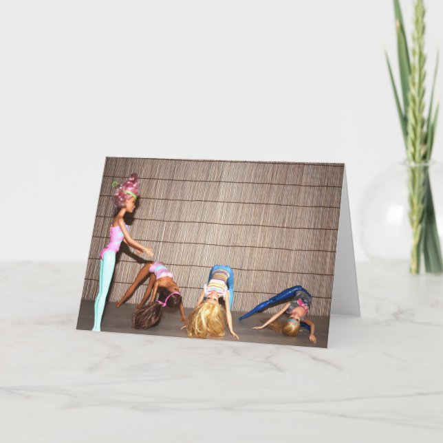 Tarjeta Conozca a los Chicas del gimnasio. (Anverso)