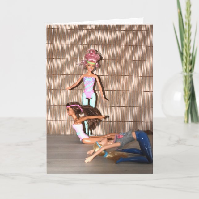 Tarjeta Conozca a los Chicas del gimnasio. (Anverso)