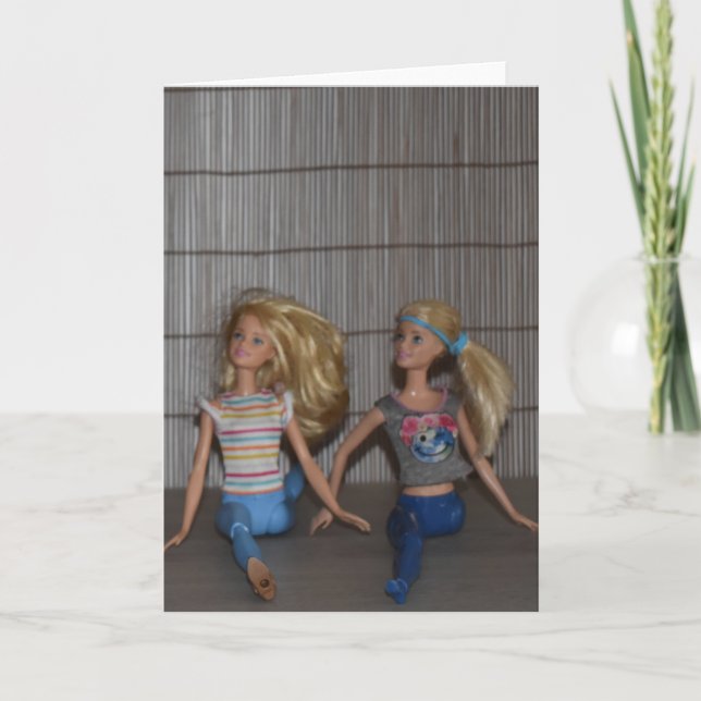 Tarjeta Conozca a los Chicas del gimnasio. (Anverso)