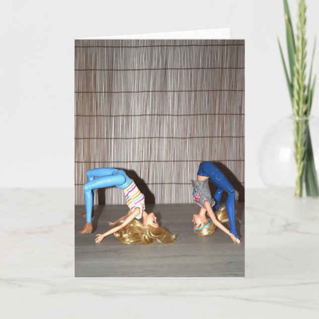 Tarjeta Conozca a los Chicas del gimnasio. (Anverso)