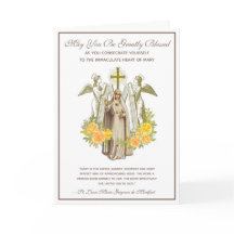 Consecración católica para inmacular la religión d