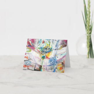 Tarjeta "Consecuencias" de la pieza de firma GBR