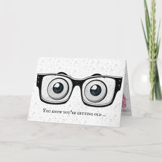 Tarjeta Conseguir más viejos descensos de los globos del (Anverso)