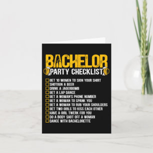 Tarjeta Conseguir que se casen con Groom Difícil bachiller