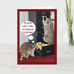 Tarjeta conseguir trabajo hecho