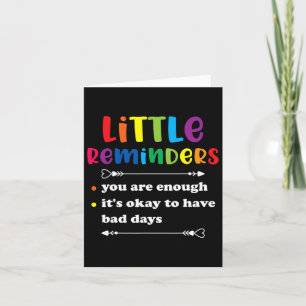 Tarjeta Consejero de Salud Mental de Little Reminder