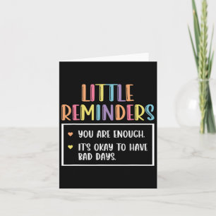 Tarjeta Consejero de Salud Mental de Little Reminder 1