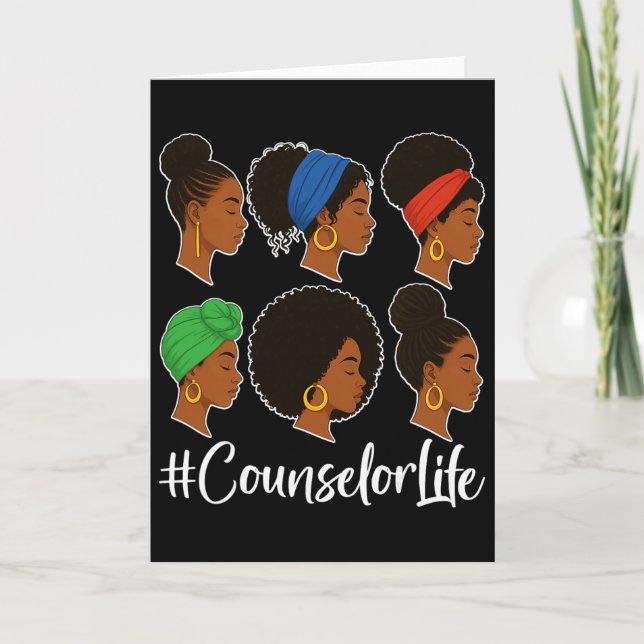 Tarjeta Consejero de Vida - Mes de la Historia Negra Conse (Anverso)