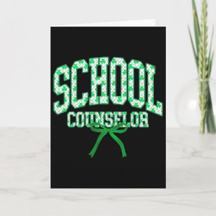 Tarjeta Consejero Escolar Día de San Patricio Lazo Coquett