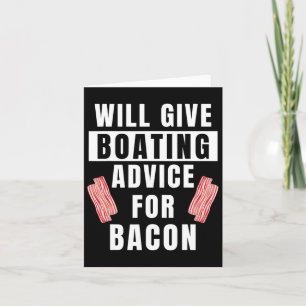 Tarjeta Consejo De Bote Para El Barco Gracioso Del Capitán