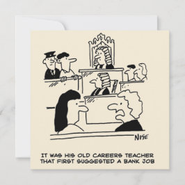 Tarjeta Consejo de carrera significa que el hombre termina