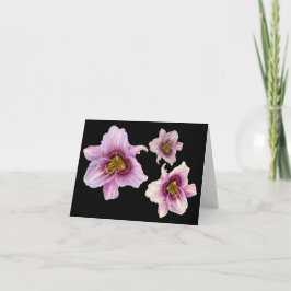 Tarjeta Consejos de Tres Lillies