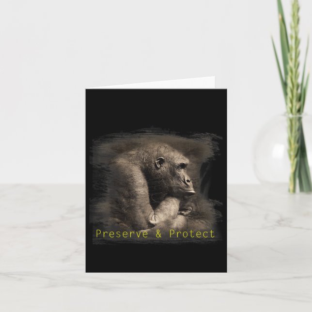 Tarjeta Conservación de la protección ambiental de los gor (Anverso)