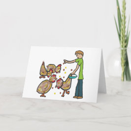 Tarjeta Conservación del pollo