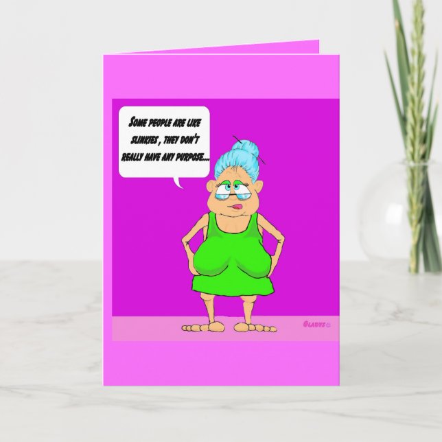 Tarjeta Consiga a Gladys bien (Anverso)