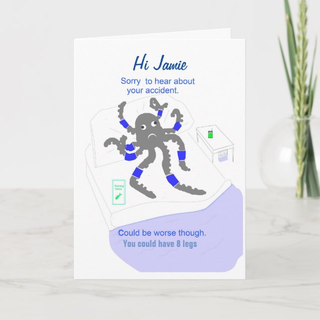 Tarjeta Consiga bien después de accidente, añada el frente (Anverso)