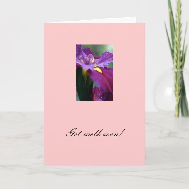 Tarjeta ¡"Consiga bien pronto! " (Anverso)