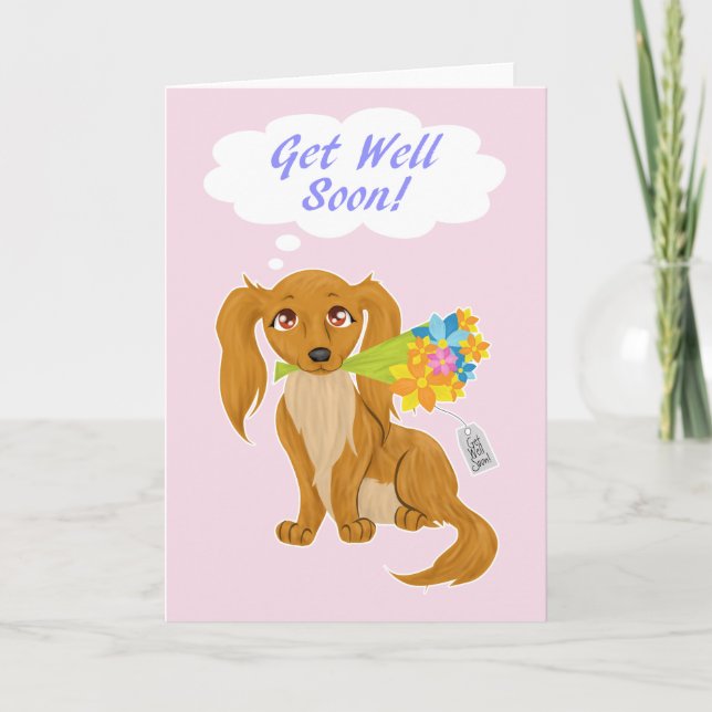 Tarjeta Consiga pronto el perrito bien (Anverso)