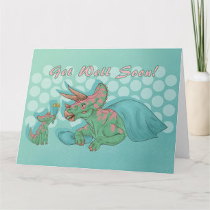 Tarjeta Consiga pronto el Triceratops bien grande