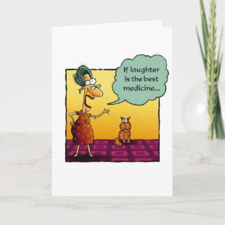 Tarjeta Consiga Well- "si la risa es la mejor medicina. "