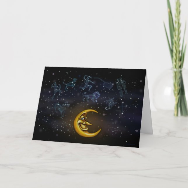 Tarjeta Constelaciones de la Luna (Anverso)