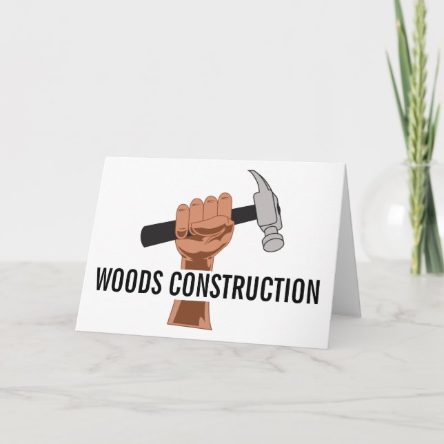 Tarjeta Construcción/Construcción personalizada (Anverso)