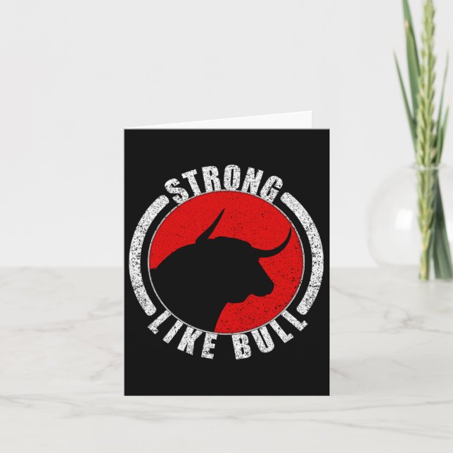 Tarjeta Construcción De Cuerpos De Toro Y Levantamiento De (Anverso)