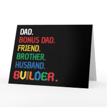 Constructor Bonus Dad, Stepdad, Marido, Ladrillos