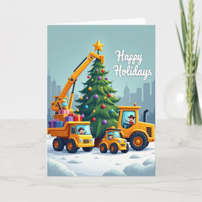 Tarjeta Construyendo una Navidad Feliz (Anverso)