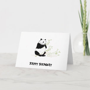 Tarjeta Consumición de la panda