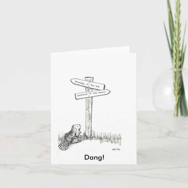 Tarjeta Contenido si usted hace, contenido si usted no (Anverso)