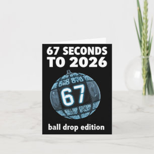 Tarjeta Conteo regresivo para la caída de la bola del día