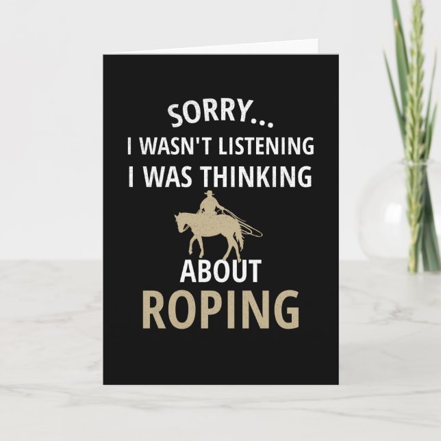 Tarjeta Control de equipo | Rodeo Roper Horse Roping Calf  (Anverso)