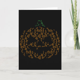 Tarjeta Control de videojuegos Calabaza Halloween Disstume