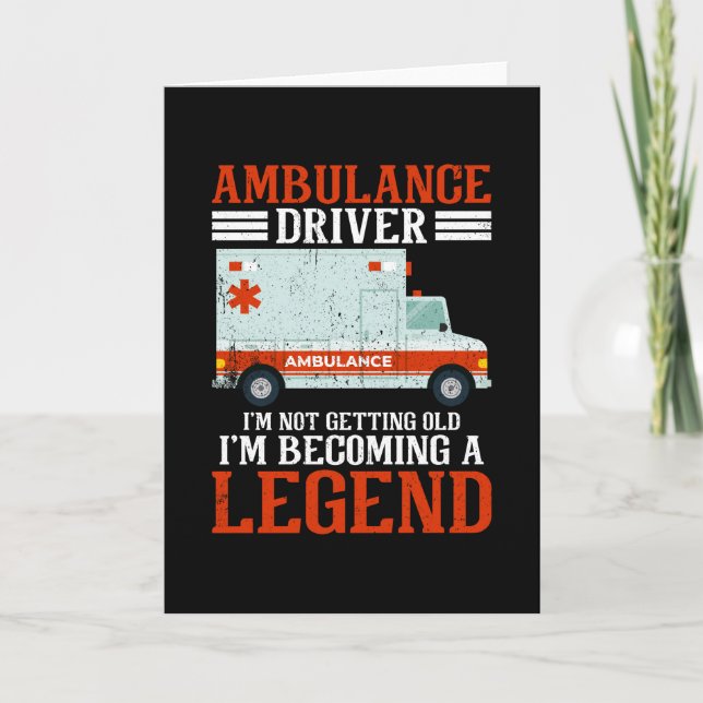 Tarjeta Controlador de ambulancia paramédico (Anverso)