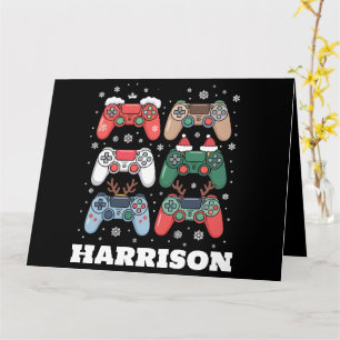 Tarjeta Controlador de juego de Santa personalizado para j