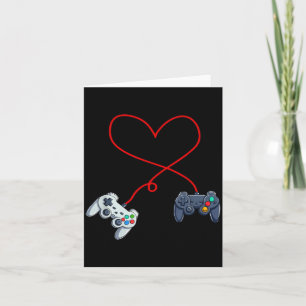 Tarjeta Controlador de juegos del día de San Valentín Cora