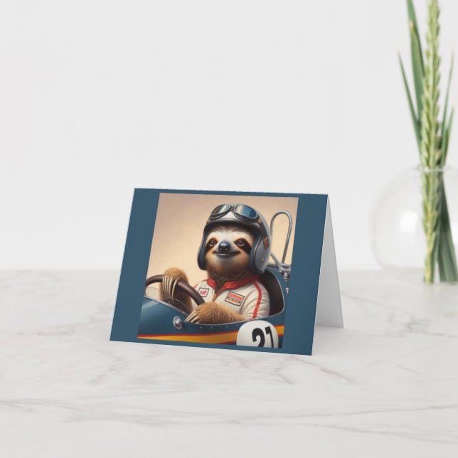 Tarjeta Controlador de racecar Sloth (Anverso)