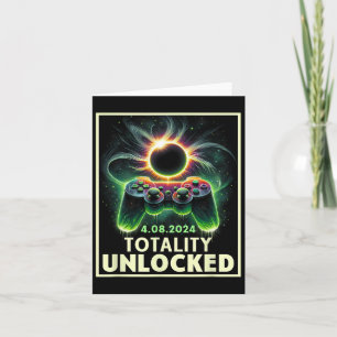 Tarjeta Controlador de videojuego de niño para eclipse sol