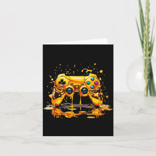 Tarjeta Controlador de videojuego Gold Splash Dorado Jugad