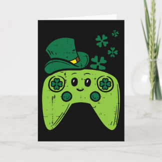 Tarjeta Controlador de videojuego irlandés Día de San Patr
