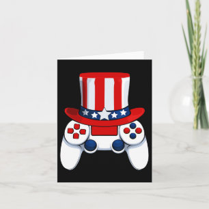Tarjeta Controlador Gorra Estadounidense 4 De Julio Ee.Uu.