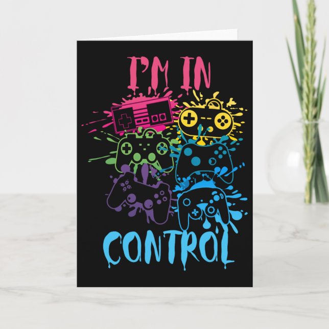 Tarjeta Controlar todas las cosas Video Game Controller 3 (Anverso)
