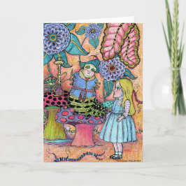 Tarjeta Conversación con una oruga