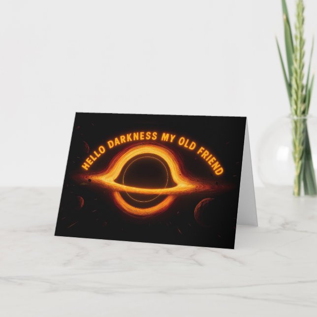 Tarjeta Conversación interestelar de agujero negro (Anverso)